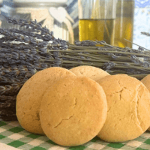 Biscotti con Olio EVO e Lavanda Officinale